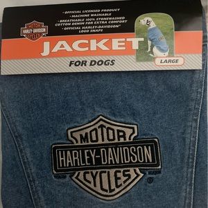 Brand new still in the package dog Jean jacket